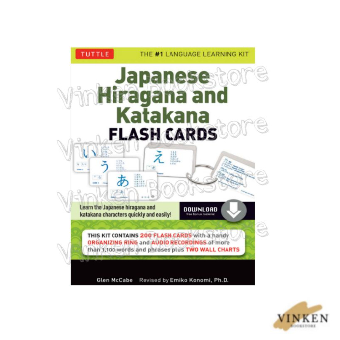 Jual Japanese Hiragana And Katakana Flash Cards Audio Belajar