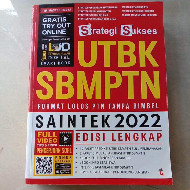 Jual Strategi Sukses Utbk Sbmptn Saintek Edisi Lengkap Original