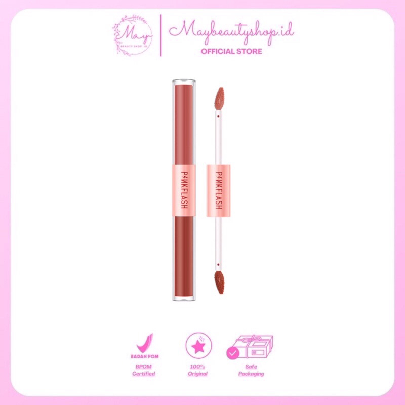 Jual Pinkflash Double Sense Series In Liquid Matte Lipstick In