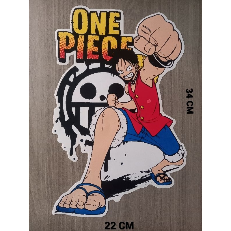 Jual Stiker One Piece Luffy Vinyl Ukuran Besar Shopee Indonesia