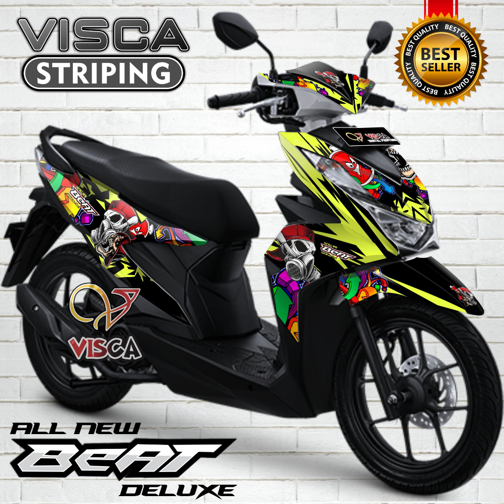 Jual Decal Beat Deluxe 2020 2021 2022 Full Body Stiker Motor Beat