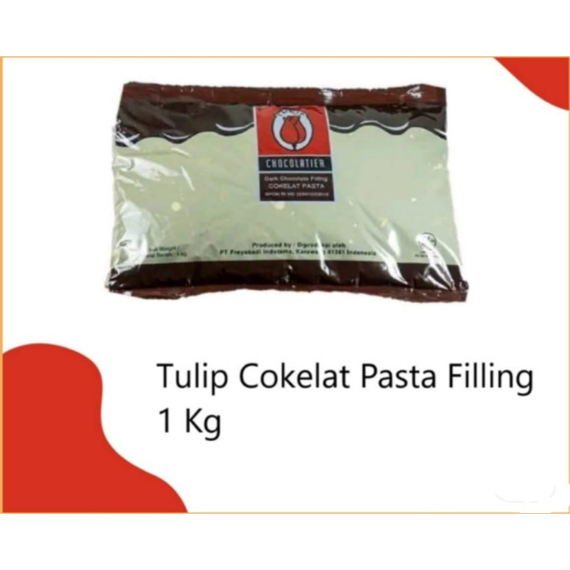 Jual Cokelat Pasta Tulip Dark Chocolate Filling Kg Shopee Indonesia