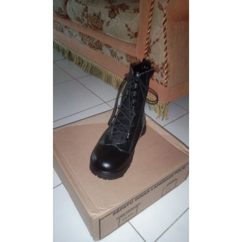 Jual Sepatu PDL Asli Pembagian Jatah Polri Shopee Indonesia