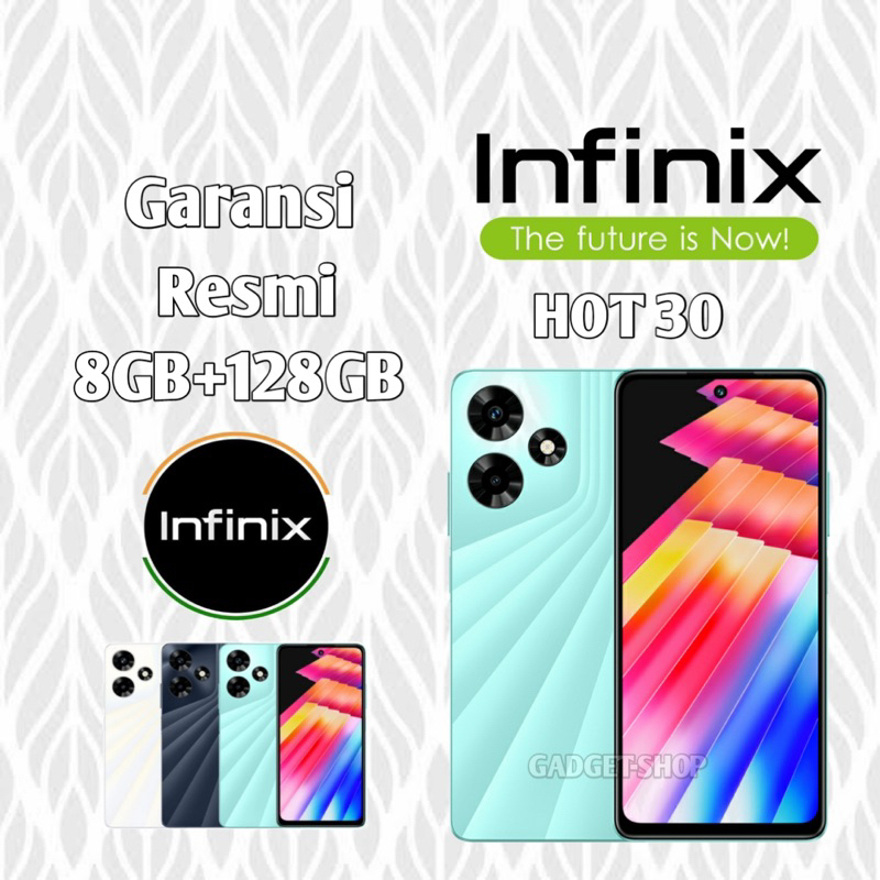 Jual INFINIX HOT 30 NFC HOT 30i 8GB 128GB GARANSI RESMI INFINIX 1