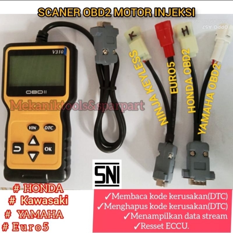 Jual Scanner Obd Motor Injeksi Alat Cek Kode Kerusakan Shopee Indonesia