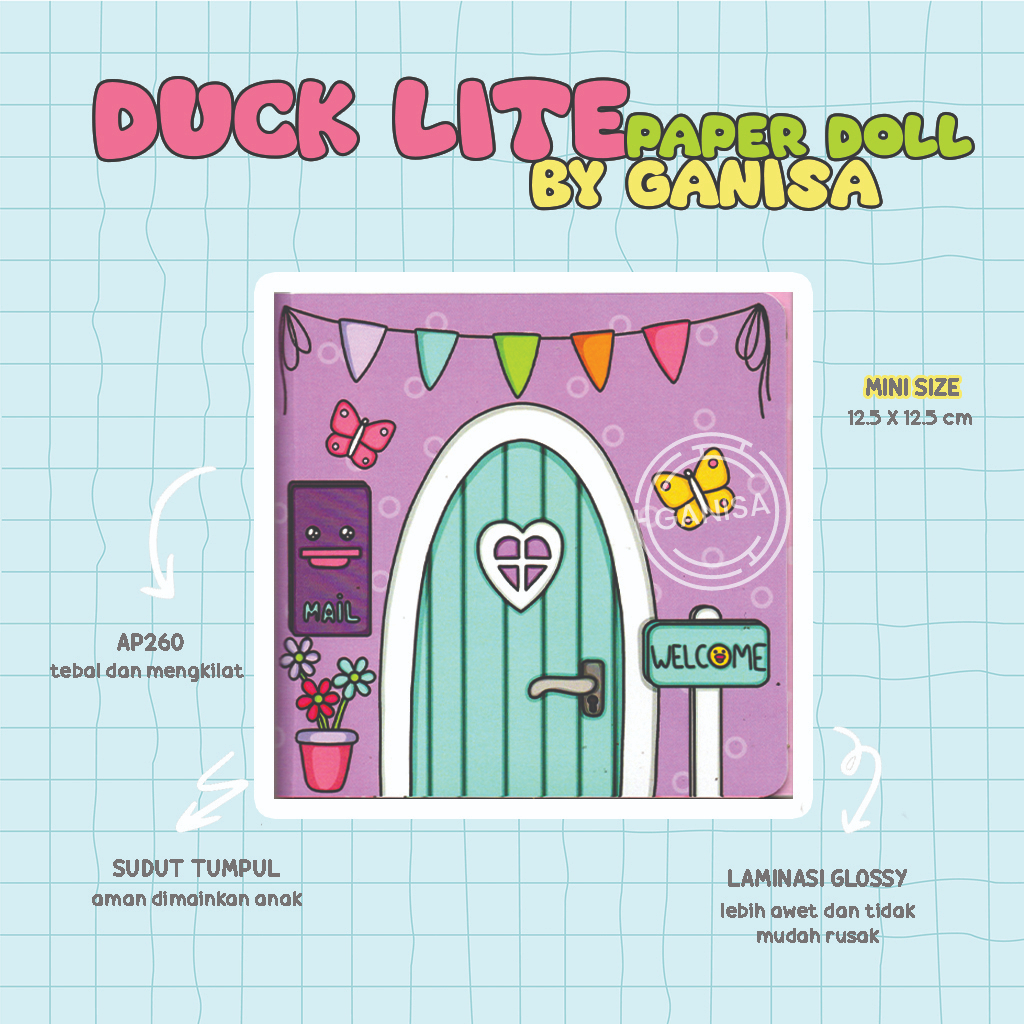 Jual Mainan Edukasi Paper Doll Bebek Viral Bongkar Pasang Paper Duck