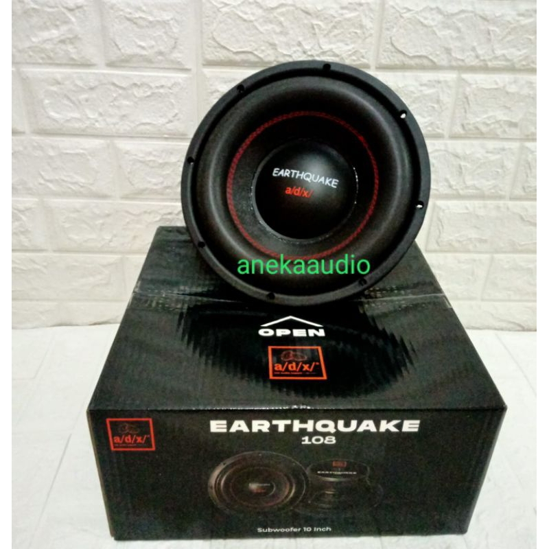 Jual Subwoofer Double Coil Adx Earthquake Bass Empuk Earthquake