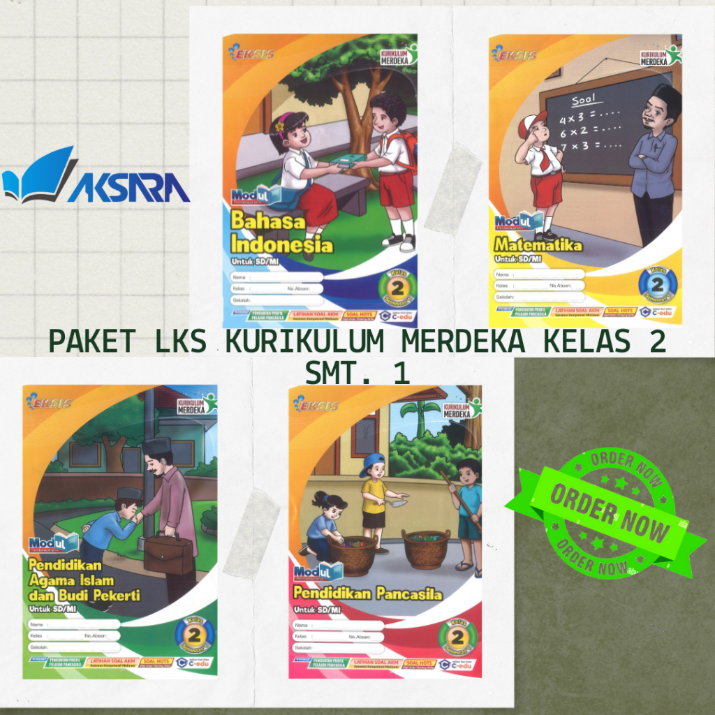 Jual PAKET MODUL LKS KURIKULUM MERDEKA KELAS 2 SEMESTER 1 Shopee