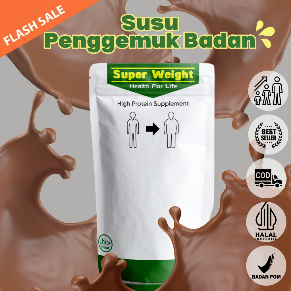 Jual Susu Super Weight Suplemen Penggemuk Badan Tercepat Penambah