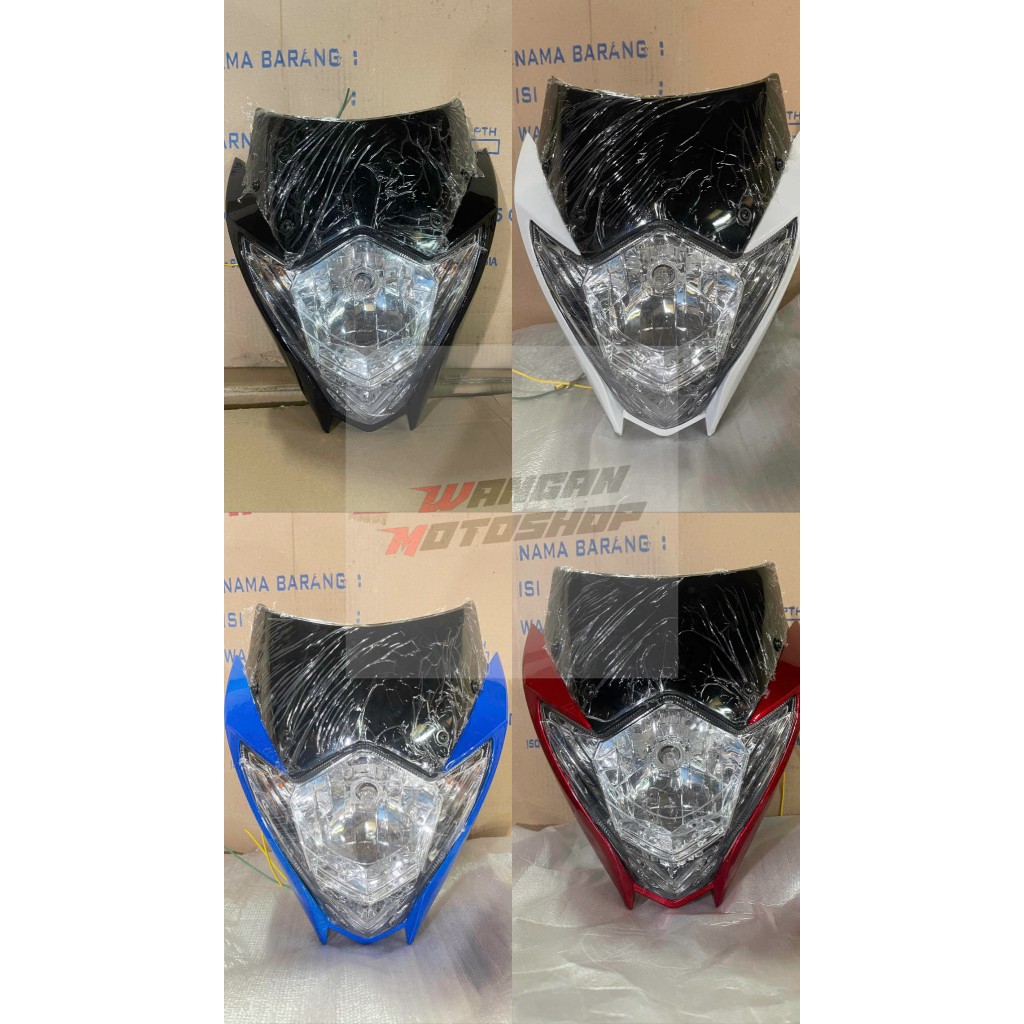 Jual Set Lampu Depan Headlamp Batok Reflektor Depan Satria Fu Facelift