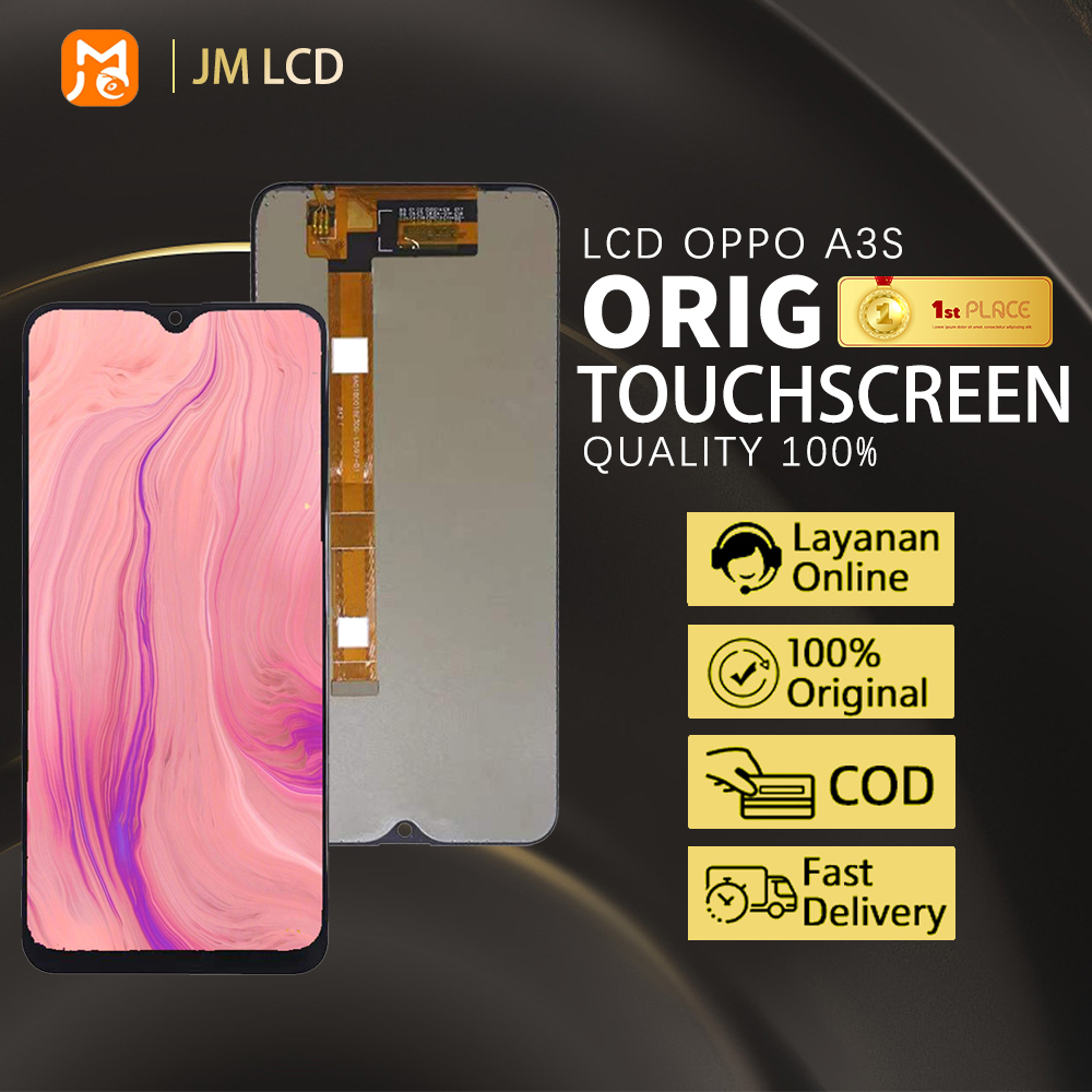 Jual JMI LCD Touchscreen Oppo A3S CPH1803 CPH1853 Asli Fullset