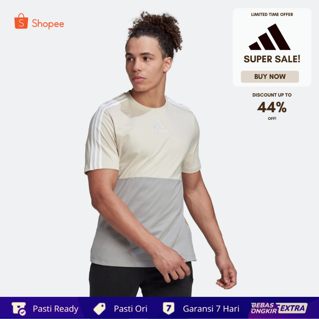 Jual Kaos Adidas Sportswear Essentials Colorblock Tee Original