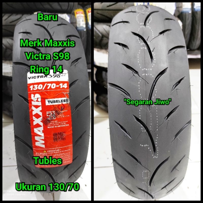 Jual Ban Tubles Matic Ring Ukuran Merk Maxxis Victra S Ban