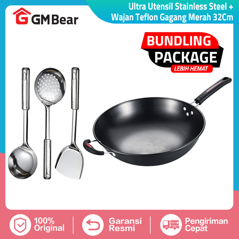 Jual Gm Bear Bundle Hemat Spatula Set Isi Pcs Wajan