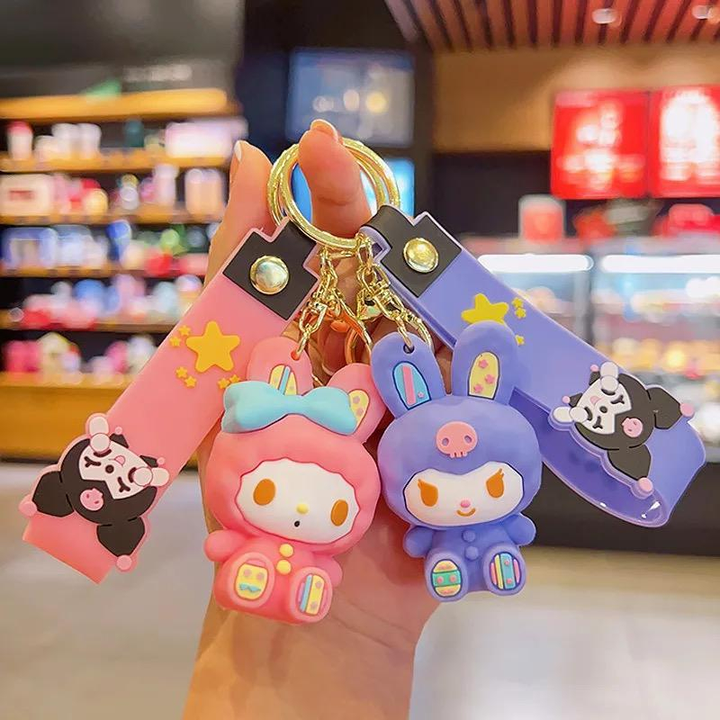 Jual Tanpa Strap Tali Gantungan Kunci Karakter Sanrio Doll Kuromi