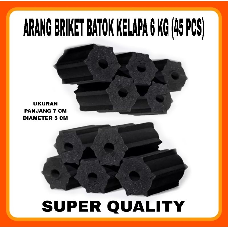 Jual Arang Briket Hexagonal Bbq Kwalitas Super Kg Shopee Indonesia