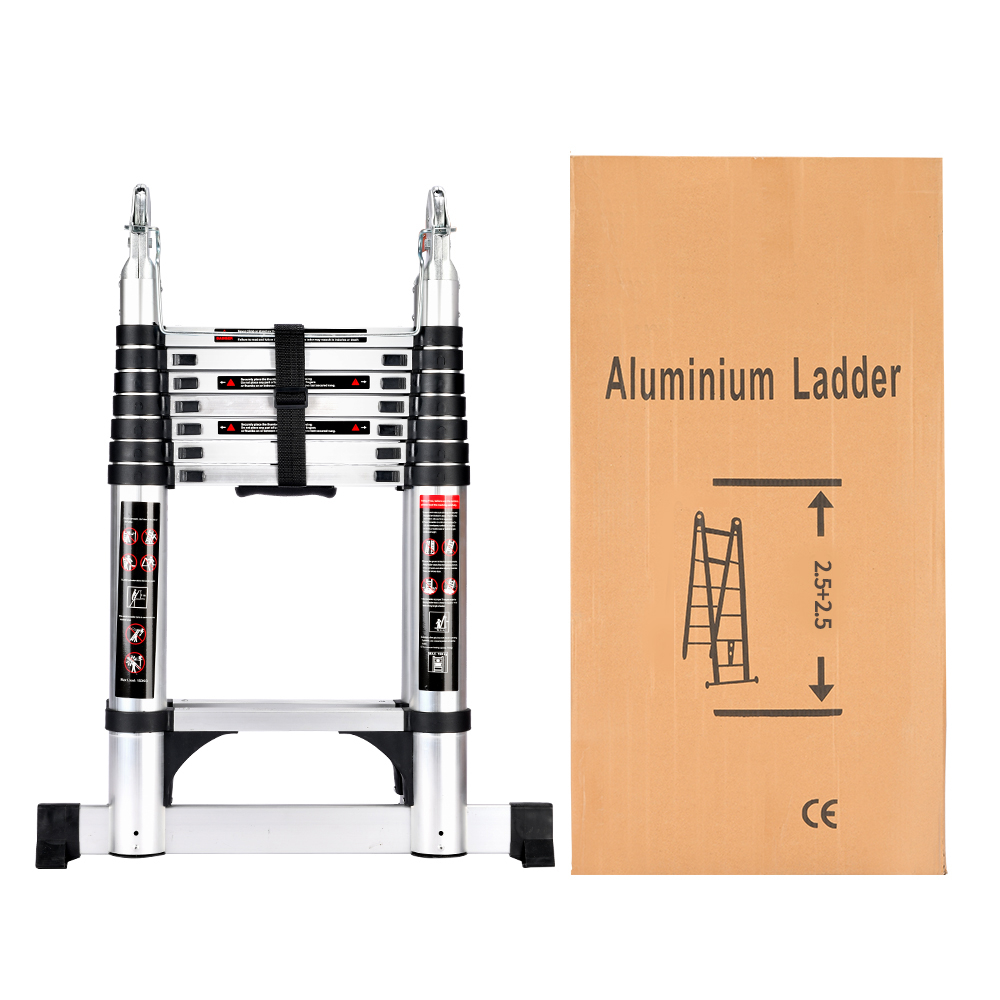 Jual BISA CODMLHY Tangga Teleskopik2 5 2 55M Aluminium Double