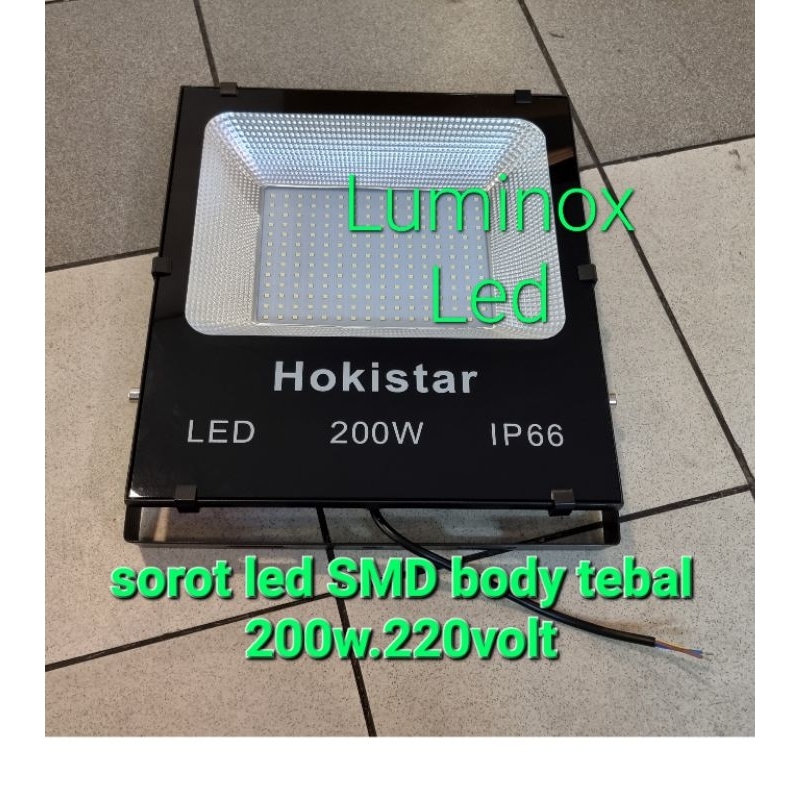 Jual Lampu Tembak Led Hokistar 200w 200 Watt Sorot Smd 200watt