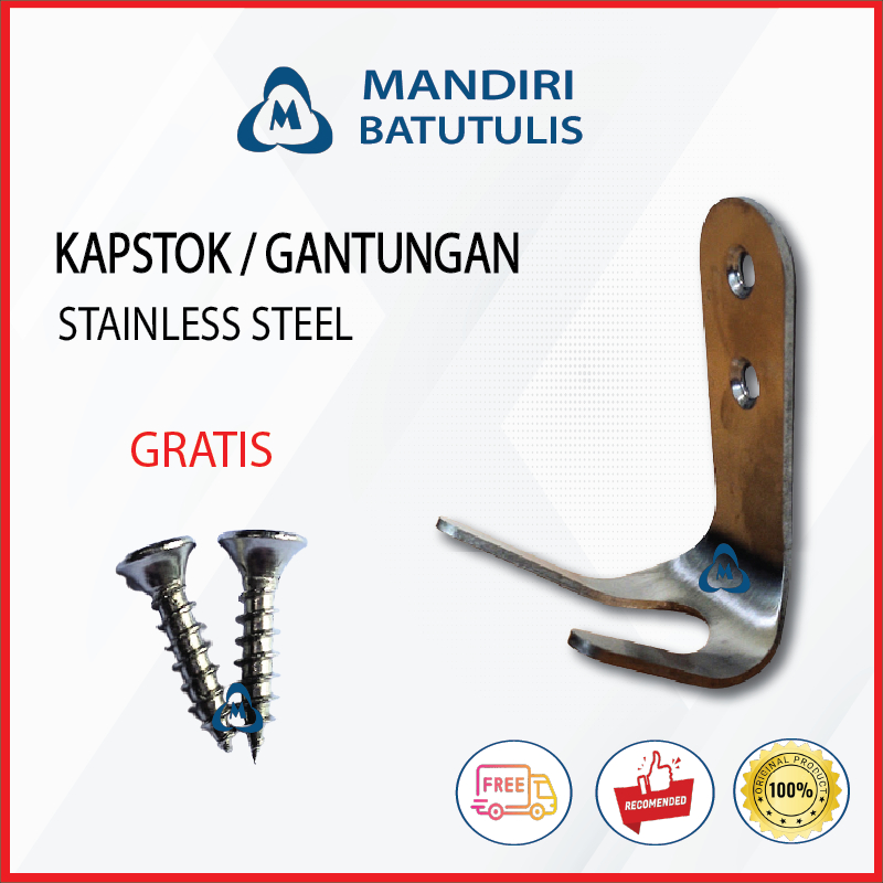 Jual Kapstok Cantelan Hanger Cantolan Gantungan Baju Dinding Tembok