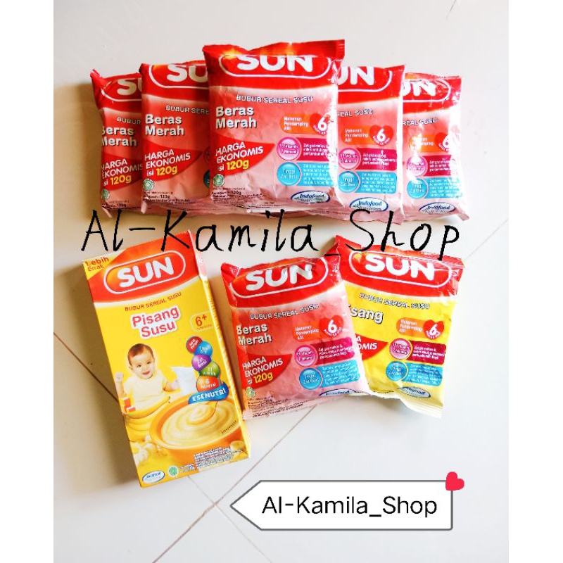 Jual SUN Bubur Sereal Susu MPASI Bayi 120 Gr Kemasan Box Ekonomis