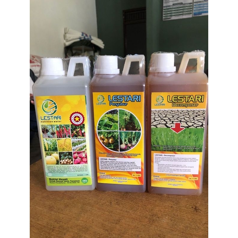 Jual Dekomposer Penyubur Nutrisi Lestari 1 Liter Shopee Indonesia