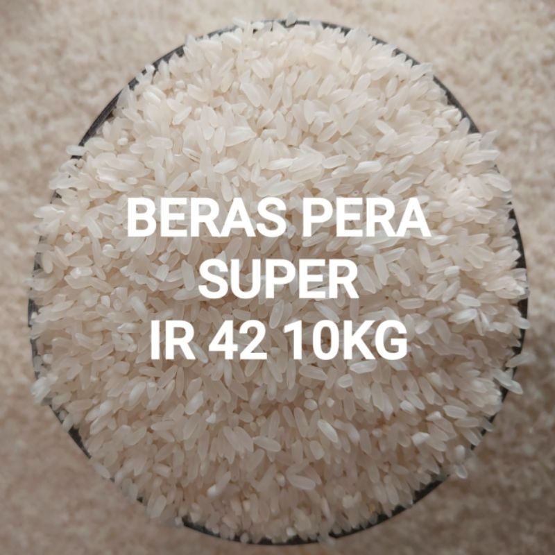 Jual BERAS PERA SUPER IR 42 10KG Shopee Indonesia