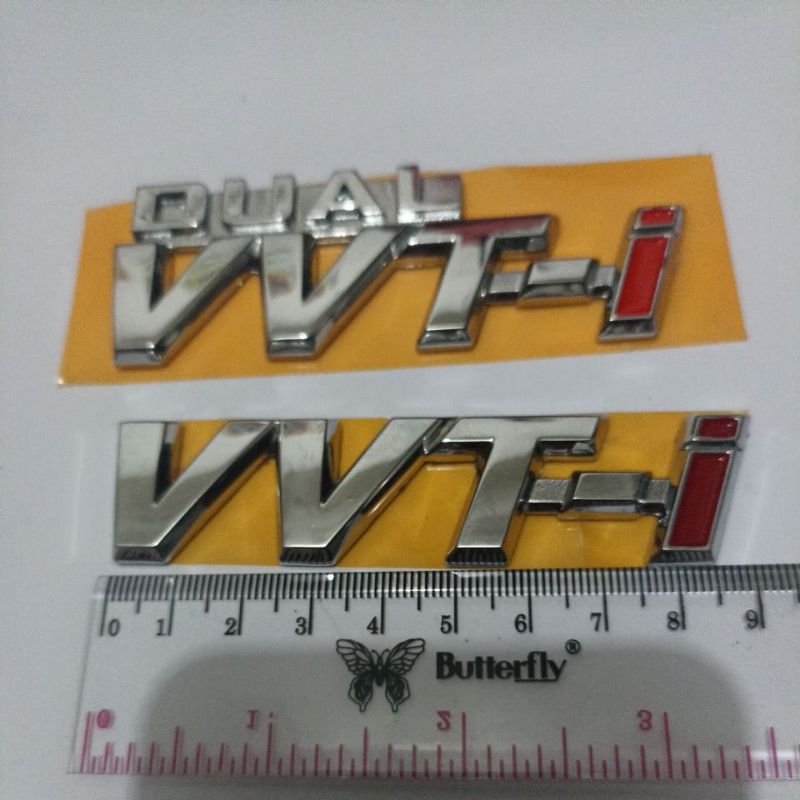 Jual Emblem Vvti Besar Dan Dual Vvti Innova Fortuner Hilux Innova