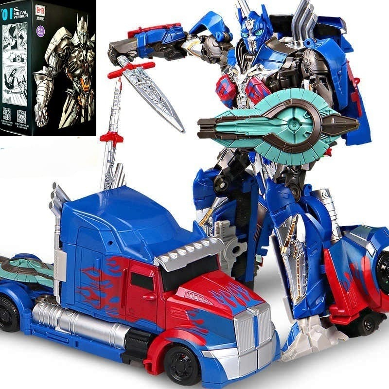 Jual Mainan Robot BmB Optimus Prime Savior Deformation Alloy Version