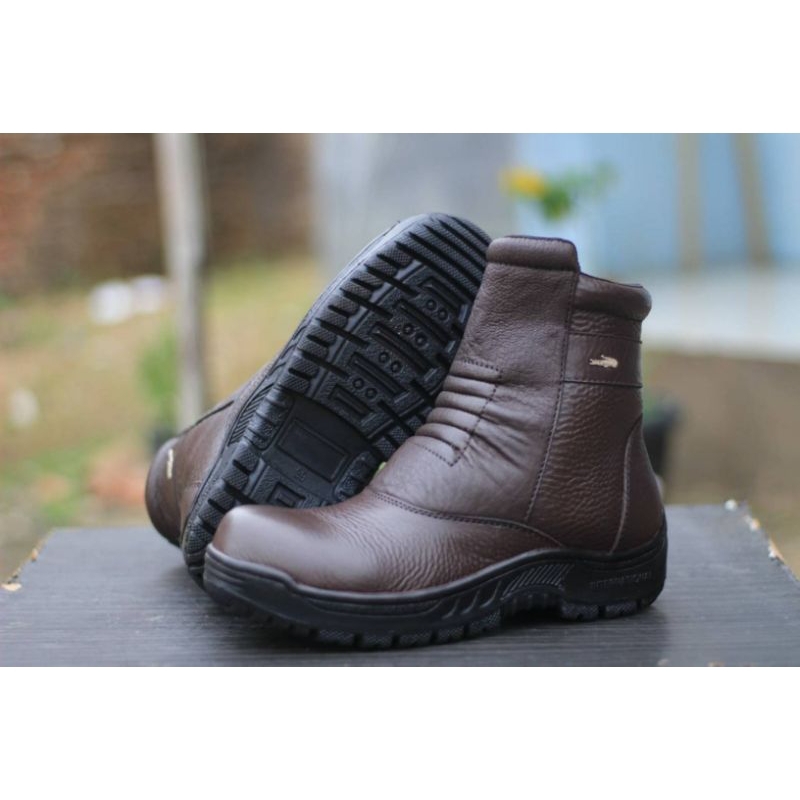 Jual Sepatu Septi Saveti Safety Boot King Shoes SKN Ujung Besi Kulit