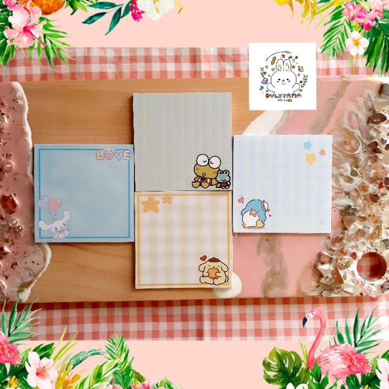 Jual Lembar Memopad Sanrio Memonotes Notepad Sanrio Diy Jurnal