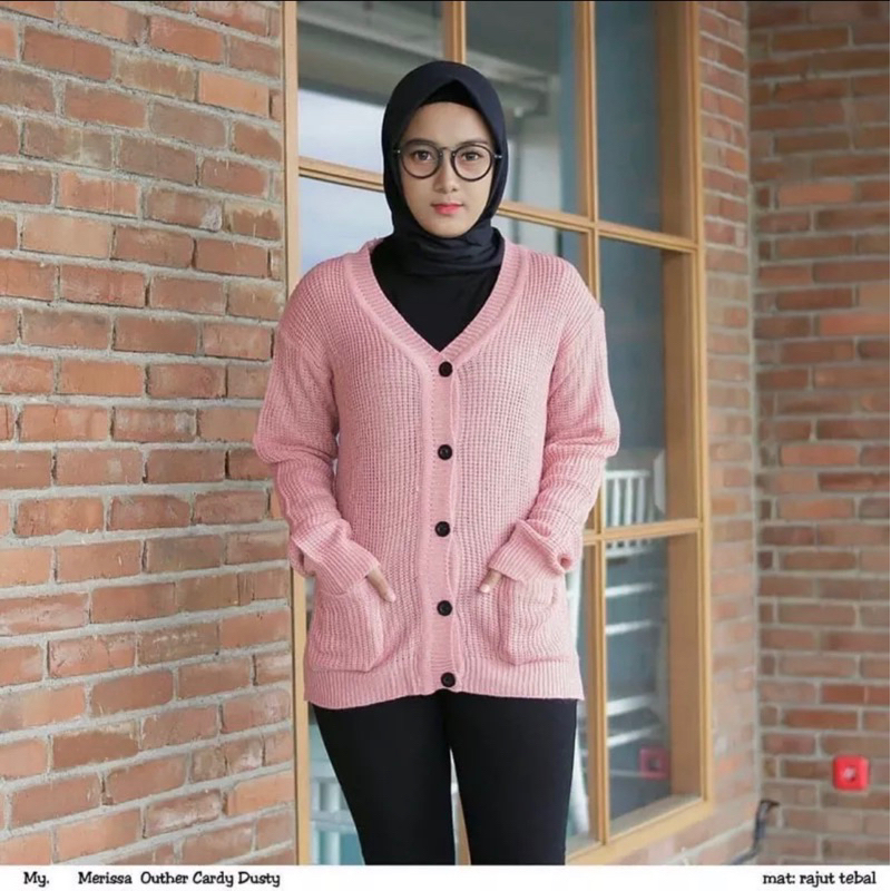 Jual Cardigan Rajut Marissa Kardigan Marissa Salur Outer Crop Wanita