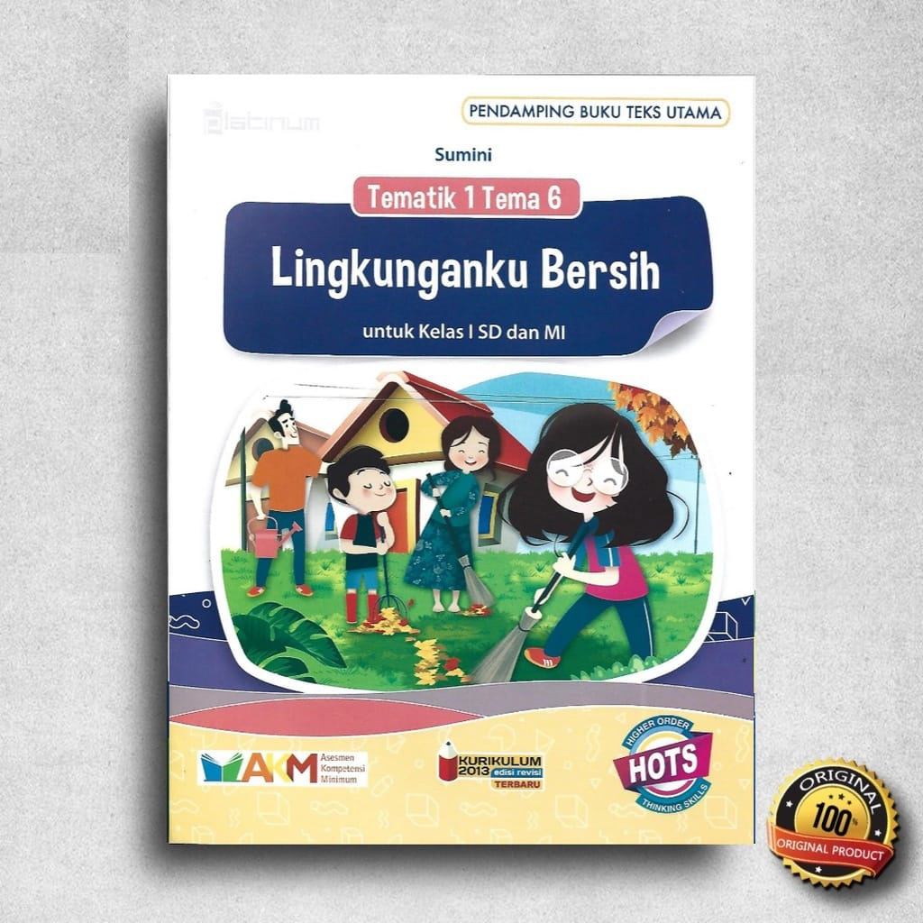 Jual Ready Stok Buku Tematik Sd Mi Kelas Tema Akm