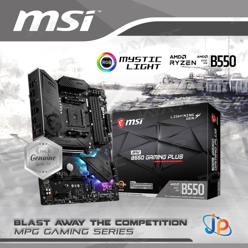 Jual Motherboard Msi Mpg B Gaming Plus Am Amd B Ddr Sata