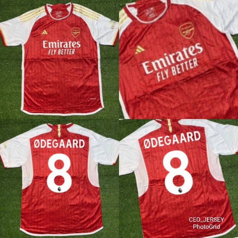 Jual Jersey Bola Arsenall Home Terbaru 2023 2024 Grade Ori Shopee