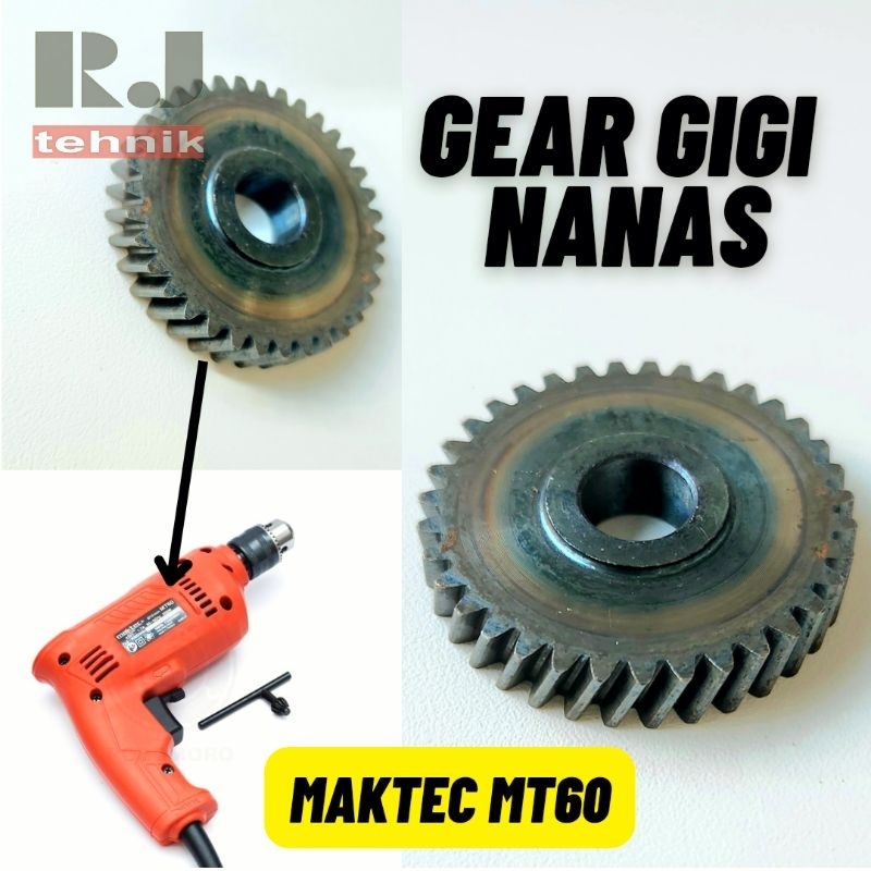 Jual Maktec MT60 Gear Gigi Nanas Mesin Bor 10mm Gir MT 60 M0600 B