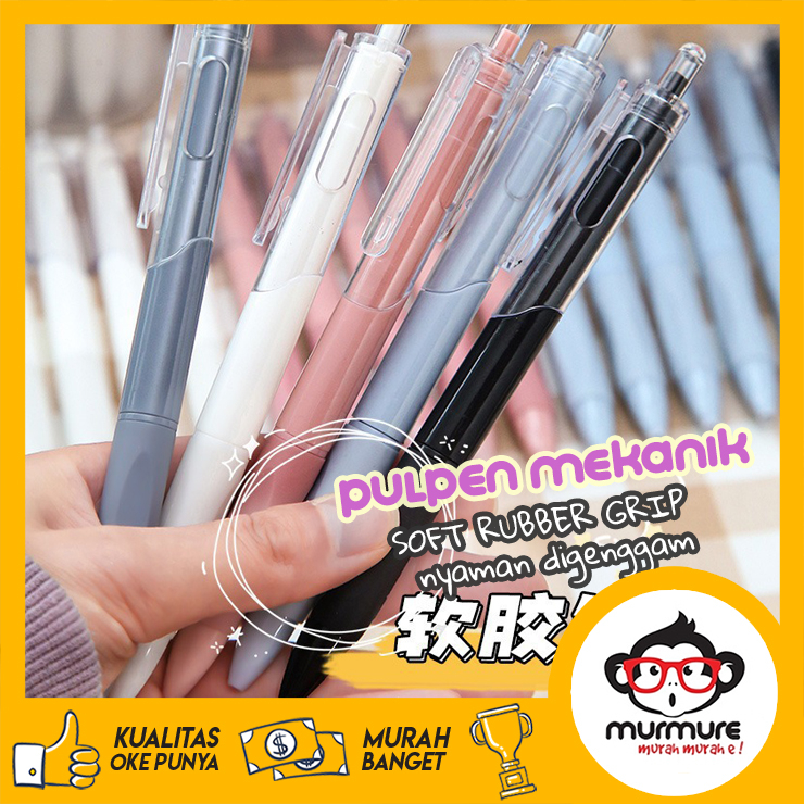 Jual Murmure Soft Grip Pen Pulpen Mekanik Cetekan Pena Alat Tulis