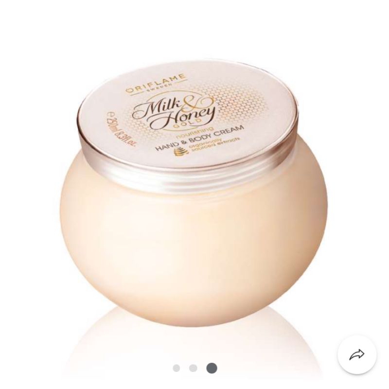 Jual Milk Honey Gold Nourishing Hand Body Cream 250 Ml Shopee