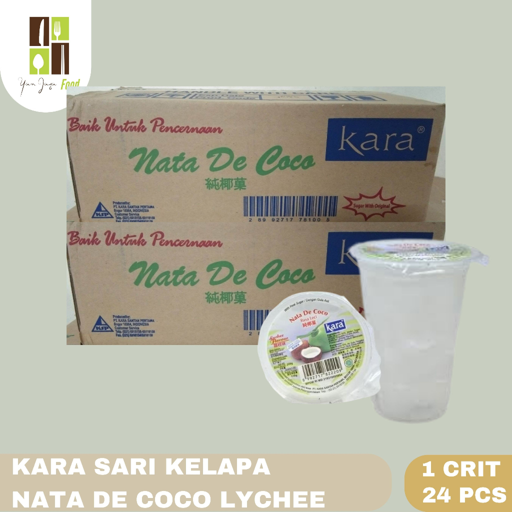 Jual Kara Sari Kelapa Leci Kara Nata De Coco Lychee Gelas Gr