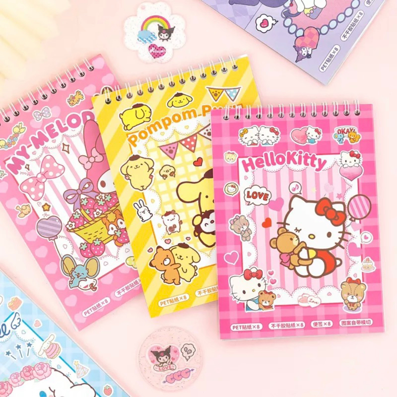 Jual Kkm Buku Sticker In Viral Aesthetic Terlaris Stiker Sanrio