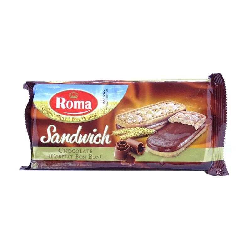 Jual Roma Sandwich Chocolate Gr Harga Paket Isi Pack