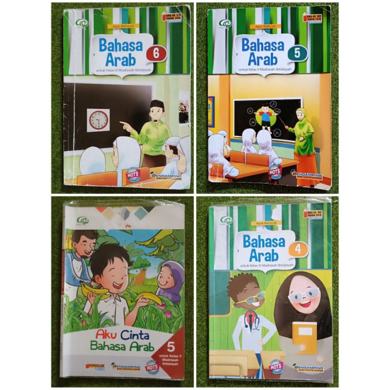 Jual BUKU BEKAS BAHASA ARAB SD MI KELAS 4 5 6 AQILA TIGA SERANGKAI