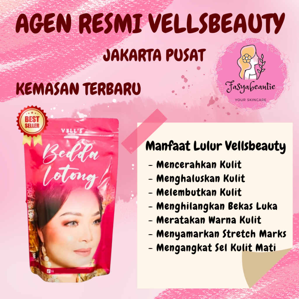 Jual READY STOCK LULUR VELLSBEAUTY ORIGINAL LULUR BEDDA LOTONG