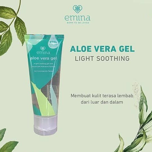 Jual BPOM Emina Aloe Vera Gel 60 ML Pelembab Kulit Atasi Iritasi