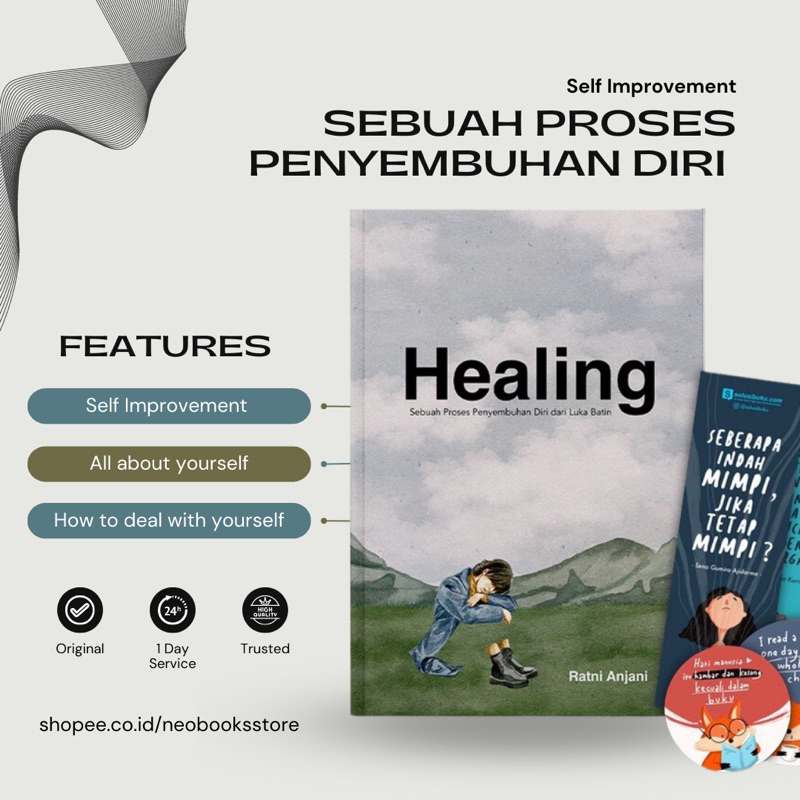 Jual Buku Healing Sebuah Proses Penyembuhan Diri Dari Luka Batin