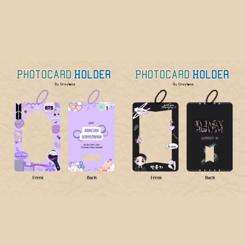 Jual Card Holder Cahol Photocard Holder Bts Shopee Indonesia