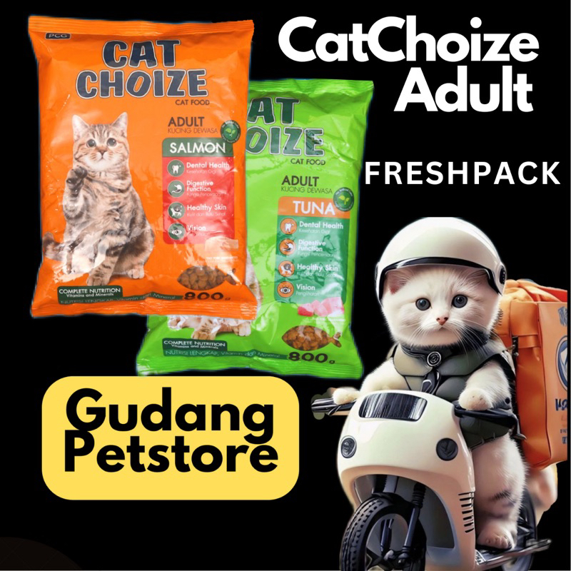 Jual CAT CHOIZE CATCHOIZE ADULT Dry Food 800gr Makanan Kucing Dewasa