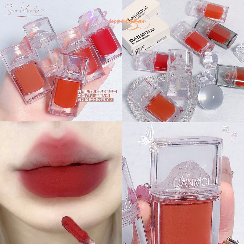 Jual COD Ready Cappuvini Ice Mountain Lip Cream Matte Velvet Lipstick