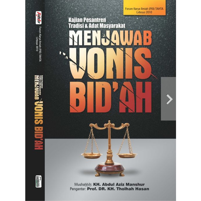 Jual Buku Menjawab Vonis Bidah Kajian Pesantren Tradisi Dan Adat