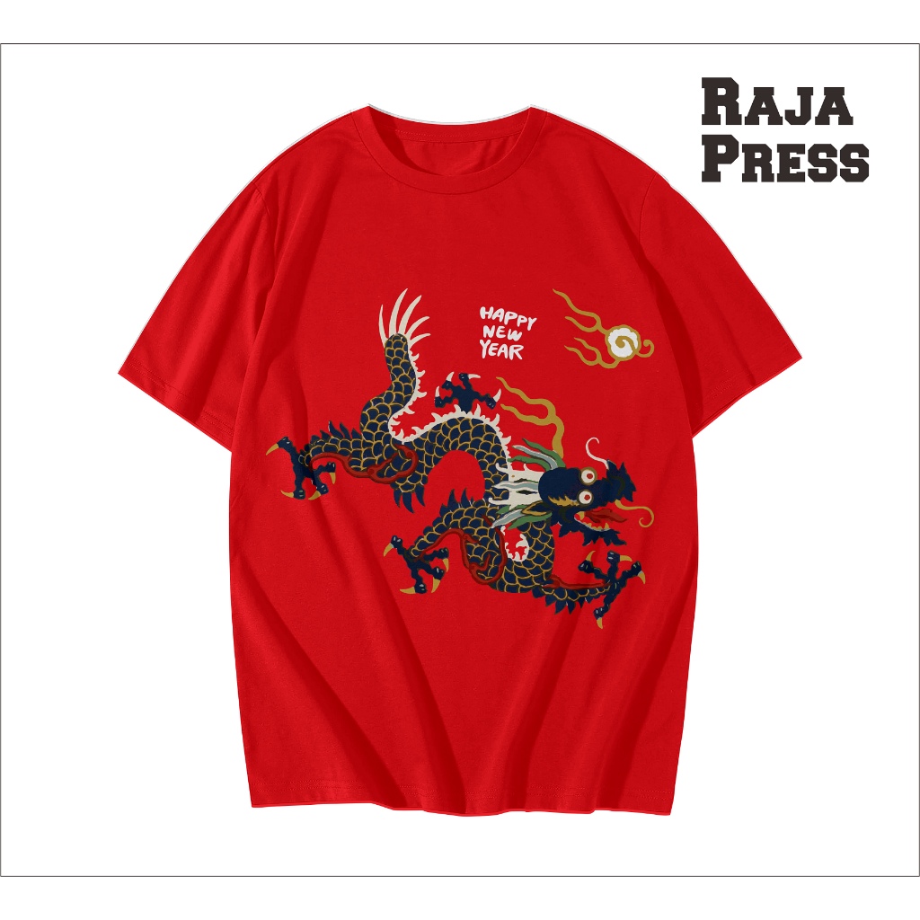 Jual Kaos Imlek Shio Naga Dragon Chinese New Year Lunar Kaos