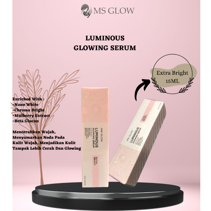 Jual Ms Glow Serum Luminous Original Luminous Glowing Serum Ms Glow